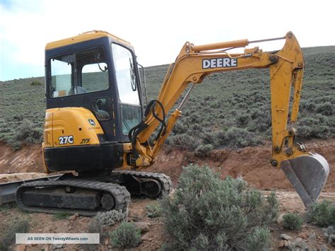 john deere 27c mini excavator weight|john deere 27 excavator specs.